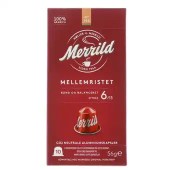 Fleggaard Merrild rød 103 ncc alu 10 kapsler tilbud