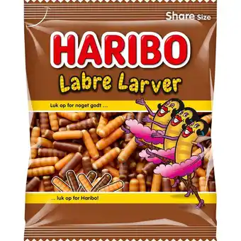 Fleggaard Haribo labre larver 325 g tilbud