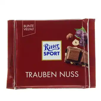 Fleggaard Ritter sport trauben nuss 100 g tilbud