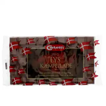 Fleggaard Carletti kæmpeplade lys 170 g tilbud