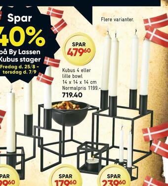 Bilka Kubus 4 eller lille bowl tilbud