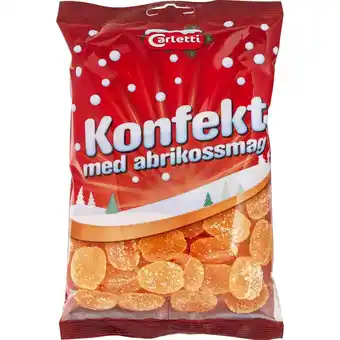 Fleggaard Carletti konfekt abrikossmag 400g tilbud