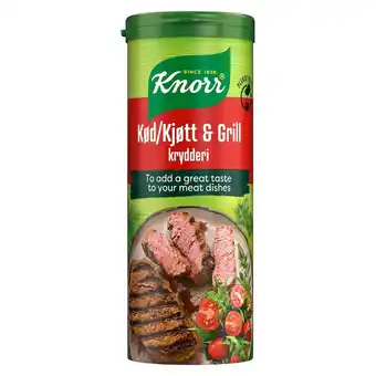 Fleggaard Knorr krydderi kød & grill strøglas 88 g tilbud