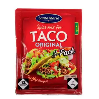 Fleggaard Santa maria tex mex taco spice mix 3-pak tilbud