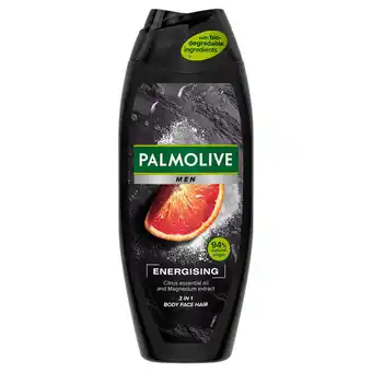 Fleggaard Palmolive shower gel energising (rød) 500 ml tilbud