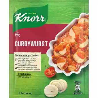 Fleggaard Knorr fix currywurst 36 g tilbud