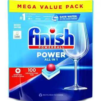 Fleggaard Finish power all in one 100tabs tilbud