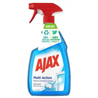 Fleggaard Ajax glass multi action spray 750 ml tilbud