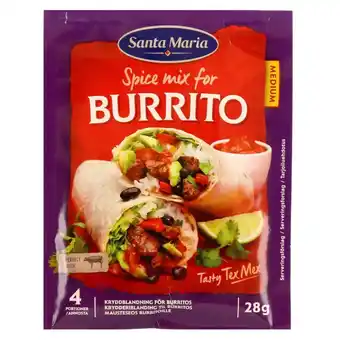 Fleggaard Santa maria tex mex burrito spice mix 28 g tilbud