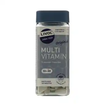 Livol multivitamin 50+ 150 stk