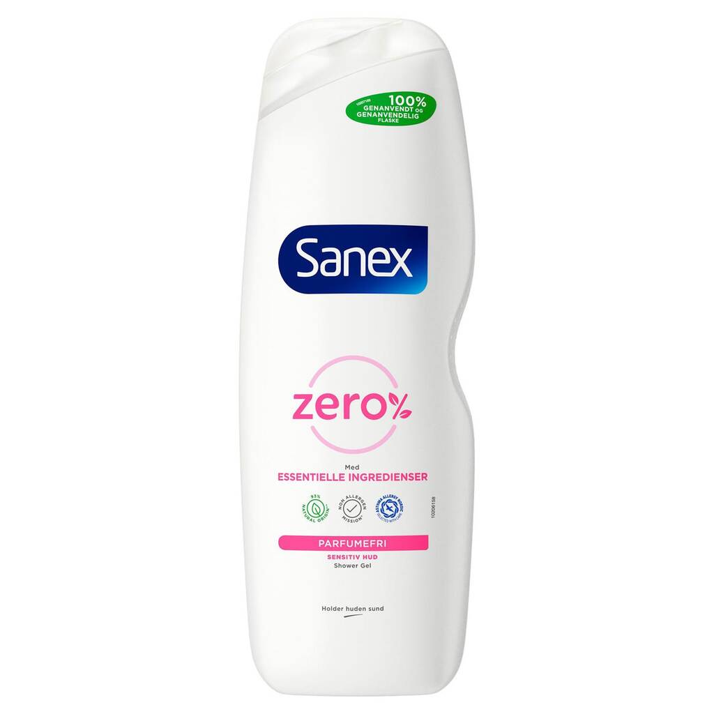 Sanex shower gel zero 1000 ml tilbud hos Fleggaard