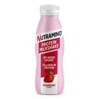 Fleggaard Nutramino protein milkshake jordbær 330ml tilbud