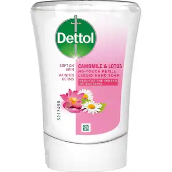 Fleggaard Dettol camomile & lotus håndsæbe refill 250ml tilbud