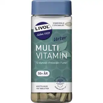 Fleggaard Livol multivitamin m.urter tilbud