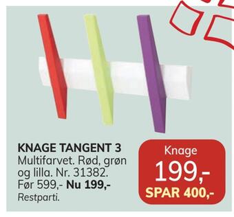 Daells Bolighus Knage tangent 3 tilbud