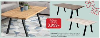 Daells Bolighus Sofabord tilbud