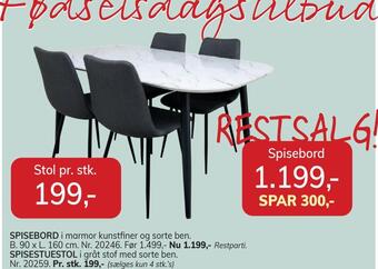 Daells Bolighus Stol tilbud