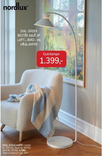 Daells Bolighus Dial gulvlampe tilbud
