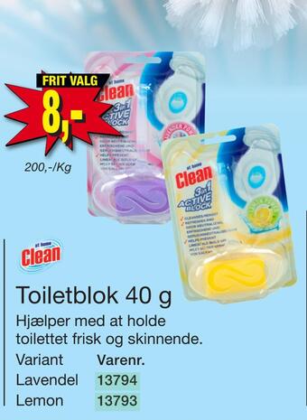 Harald Nyborg Toiletblok 40 g tilbud