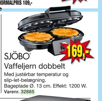 Harald Nyborg Vaffeljern dobbelt tilbud