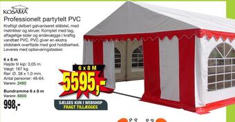 Harald Nyborg Professionelt partytelt pvc tilbud