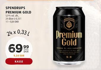 Scandinavian Park Spendrups premium gold tilbud
