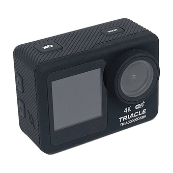 Power Triacle unikat 3000ds actionkamera 4k sort tilbud