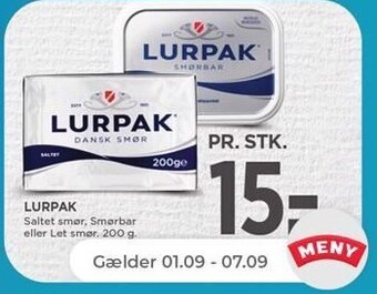Netto Lurpak saltet, smørbar eller let smør tilbud