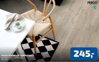 Davidsen Pergo laminatgulv tilbud