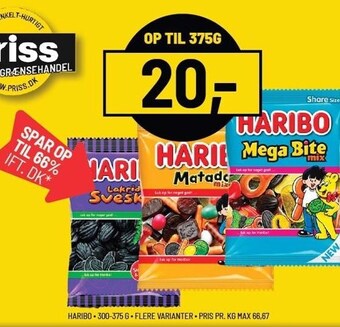 Priss Haribo tilbud