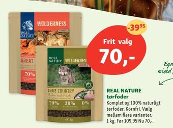 Maxi Zoo Real nature tørfoder tilbud