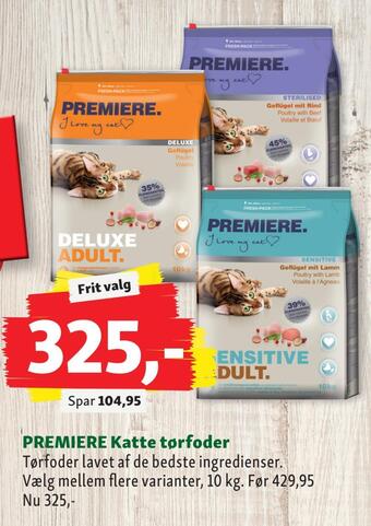 Maxi Zoo Premiere katte tørfoder tilbud