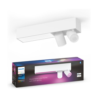 Punkt1 Philips hue centris spot 2x5,7w hvid tilbud