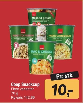 Fakta Coop Snackcup tilbud