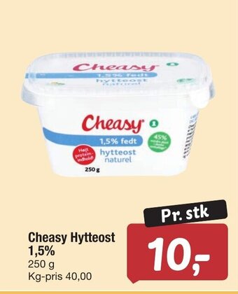 Fakta Cheasy Hytteost 1,5% tilbud