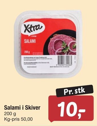 Fakta Salami i Skiver tilbud