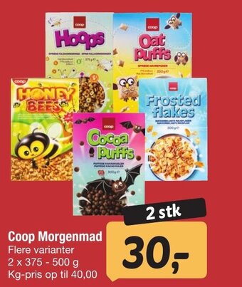 Fakta Coop Morgenmad tilbud