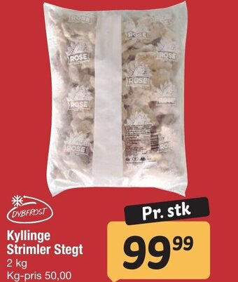 Kyllinge Strimler Stegt