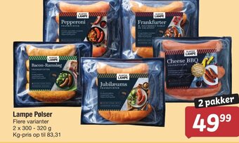 Fakta Lampe Pølser tilbud
