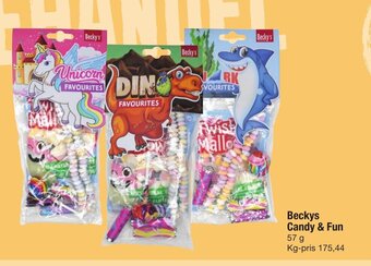 Fakta Beckys Candy & Fun tilbud