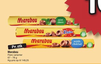 Fakta Marabou tilbud