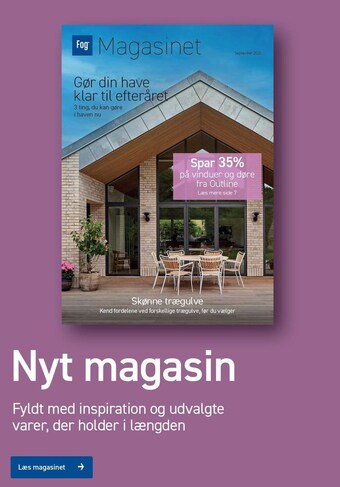 Johannes Fog Nyt magasin - fyldt med inspiration og udvalgte varer, der holder i længden tilbud