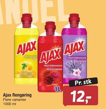 Fakta Ajax Rengøring tilbud