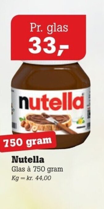 Poetzsch Padborg Nutella tilbud