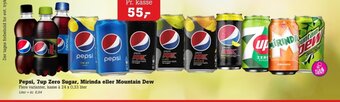 Poetzsch Padborg Pepsi, 7up Zero Sugar, Mirinda eller Mountain Dew tilbud