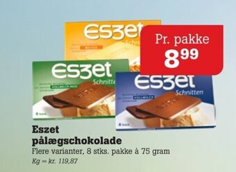 Poetzsch Padborg Eszet pålægschokolade tilbud