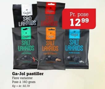 Poetzsch Padborg Ga-Jol pastiller tilbud