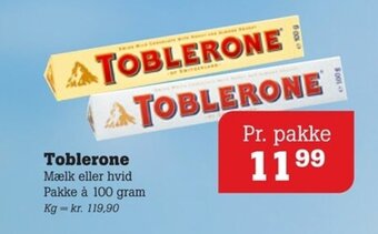 Poetzsch Padborg Toblerone tilbud
