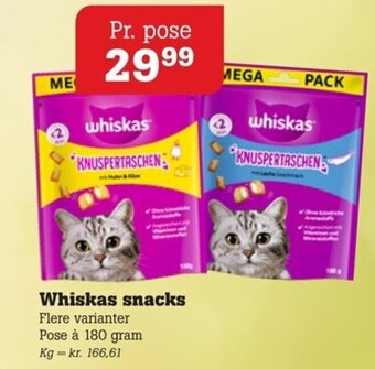 Poetzsch Padborg Whiskas snacks tilbud