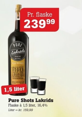 Poetzsch Padborg Pure Shots Lakrids tilbud